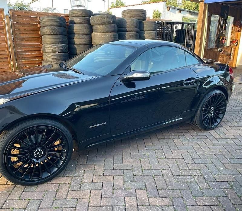 Gebraucht Mercedes SLK200 163 PS (119 kW) 2004 Schwarz Cabrio