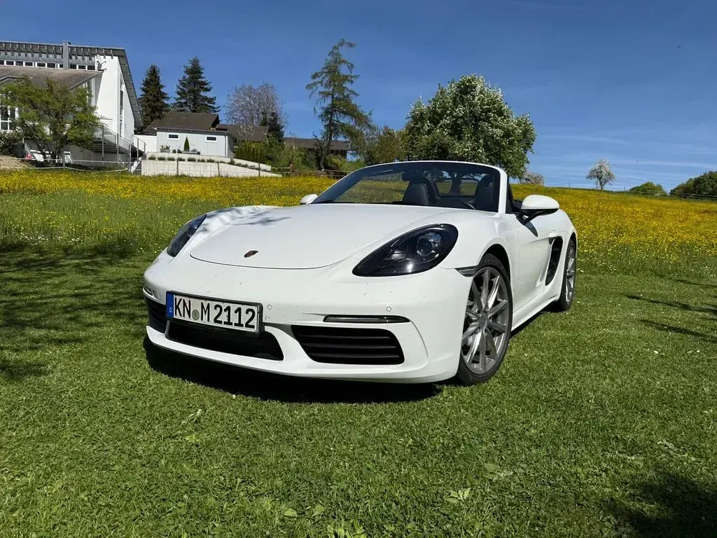 Gebraucht Porsche Boxster 299 PS (219 kW) 2019 Weiß Cabrio