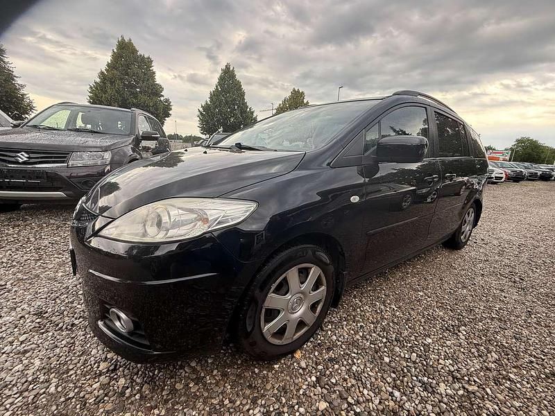 Brilliant schwarz Gebraucht 2008 Mazda 5 Van / Kleinbus | 850 € (Superpreis) - Bild 1/4