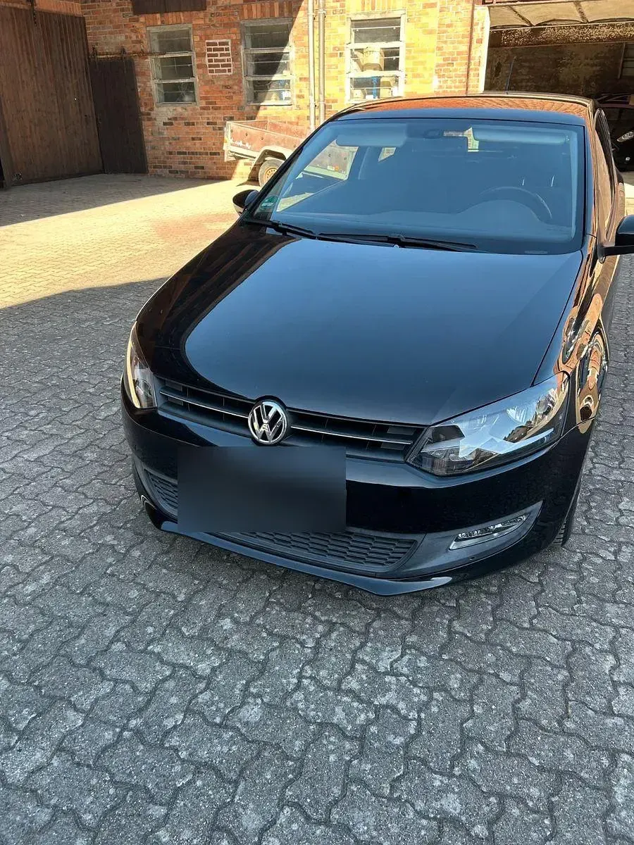 Gebraucht VW Polo Team 60 PS (44 kW) 2010 Schwarz Kleinwagen