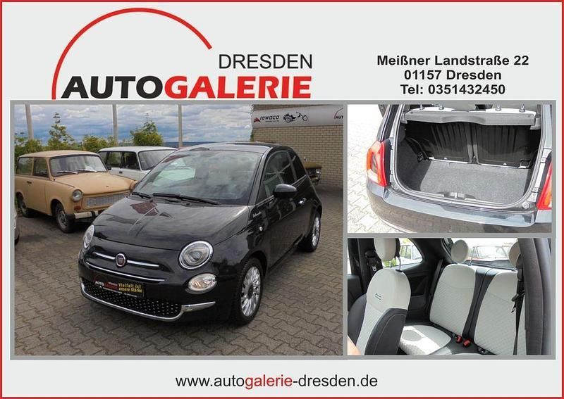 Schwarz Gebraucht 2021 Fiat 500 Dolcevita Kleinwagen | 10.095 € (Guter Preis) - Bild 1/4