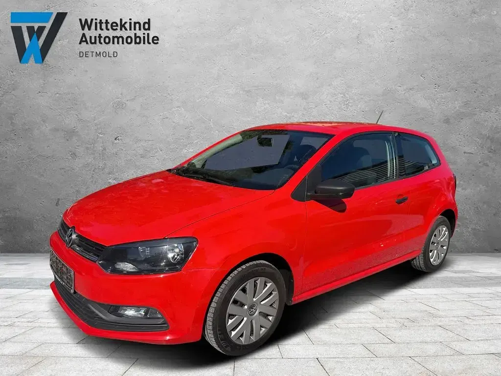 Gebraucht VW Polo Trendline 60 PS (44 kW) 2014 Rot Kleinwagen