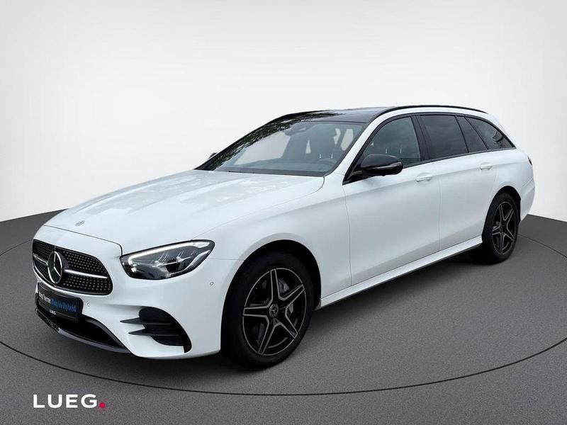 Gebraucht Mercedes E300 AMG 306 PS (225 kW) 2021 Unilack polarweiß Kombi
