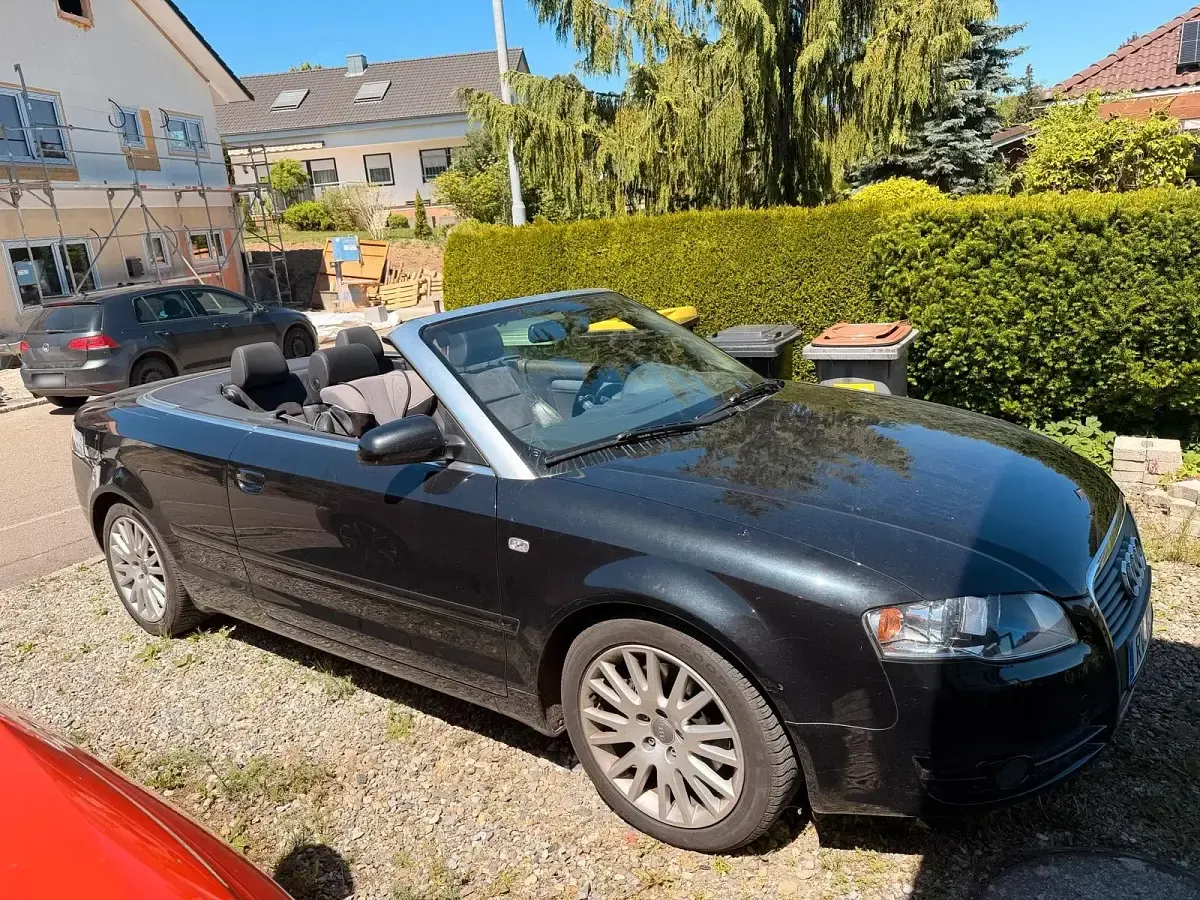 Gebraucht Audi A4 Cabriolet 163 PS (119 kW) 2007 Schwarz Cabrio