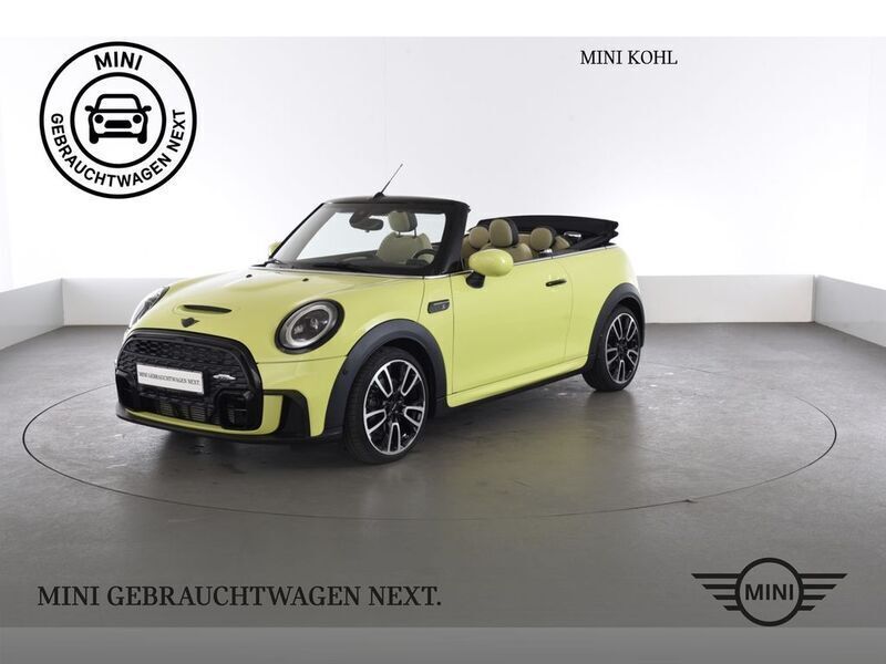 Gelb Gebraucht 2021 Mini John Cooper Works Cabriolet Cabrio | 27.560 € (Superpreis) - Bild 1/4