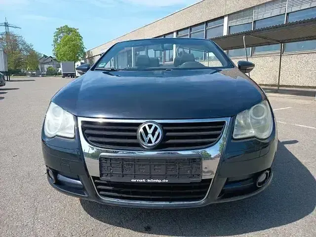 Usata VW Eos 122 CV (89 kW) 2009 Nero Cabrio