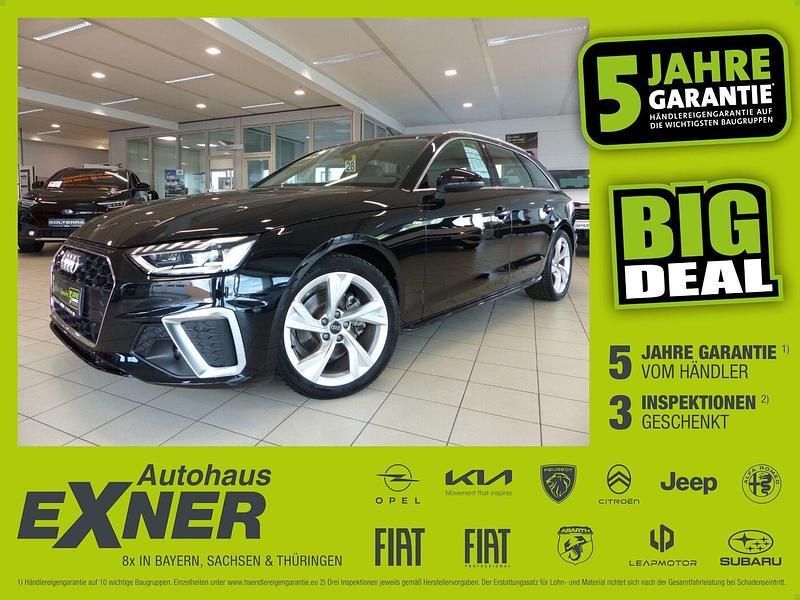 Mythosschwarz Gebraucht 2025 Audi A4 S-Line Kombi | 35.900 € (Superpreis) - Bild 1/4
