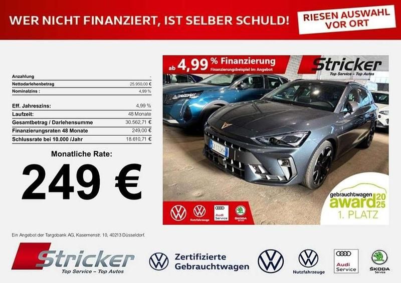 Gebraucht Cupra Leon 150 PS (110 kW) 2024 Magnetic grau metallic (metallic) Kombi