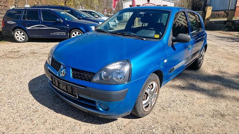 Gebraucht Renault Clio II 60 PS (44 kW) 2003 Blau Kleinwagen