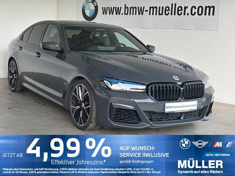 Grau Gebraucht 2022 BMW M550 Sport Line Limousine | 64.788 € - Bild 1/4