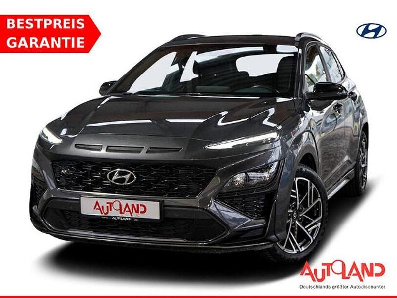 Grau Gebraucht 2022 Hyundai Kona N Line SUV | 24.950 € (Etwas zu teuer) - Bild 1/4