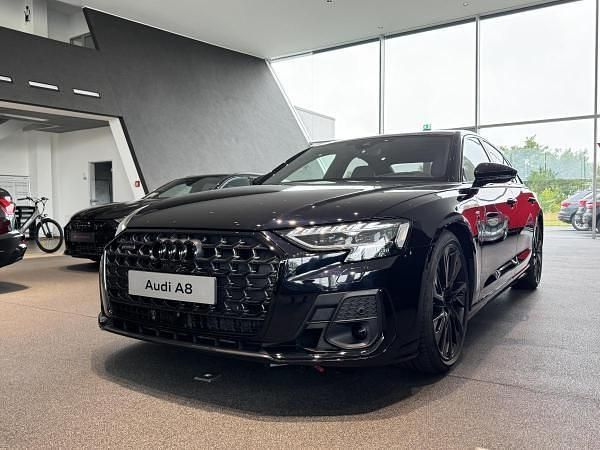 Schwarz (sebringschwarz kristalleffekt) Neu 2025 Audi A8 S-Line Limousine | 107.059 € (Fairer Preis) - Bild 1/4