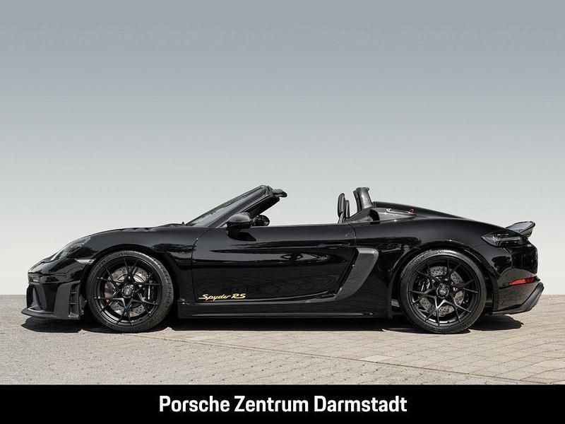 Neu Porsche 718 Spyder RS Sport 500 PS (367 kW) 2025 Schwarz Cabrio