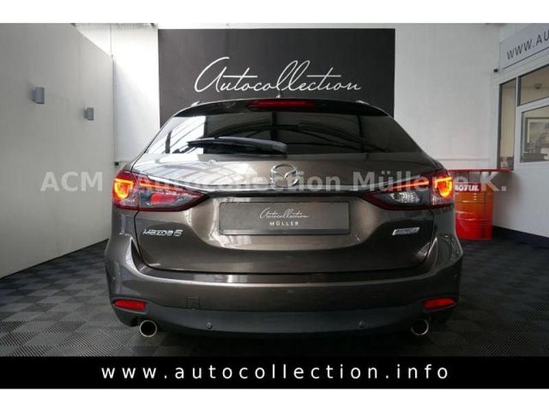 Gebraucht Mazda 6 150 PS (110 kW) 2015 Obsidiangrau metallic (metallic) Kombi