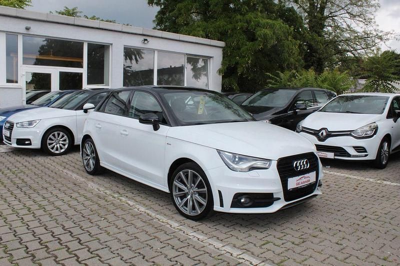 Weiß Gebraucht 2014 Audi A1 Sportback S-Line Kleinwagen | 10.999 € (Guter Preis) - Bild 1/4