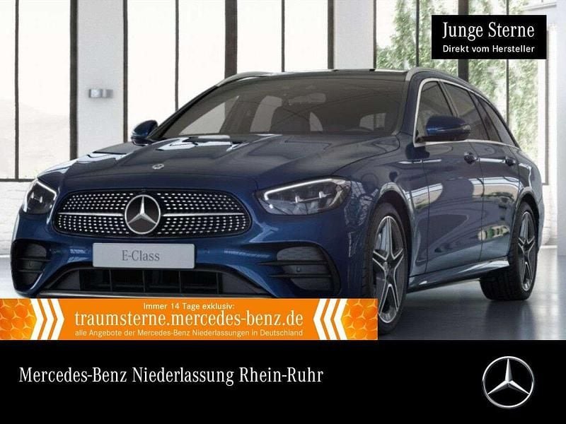 Nautikblau Gebraucht 2022 Mercedes E400 AMG Kombi | 49.390 € (Guter Preis) - Bild 1/3