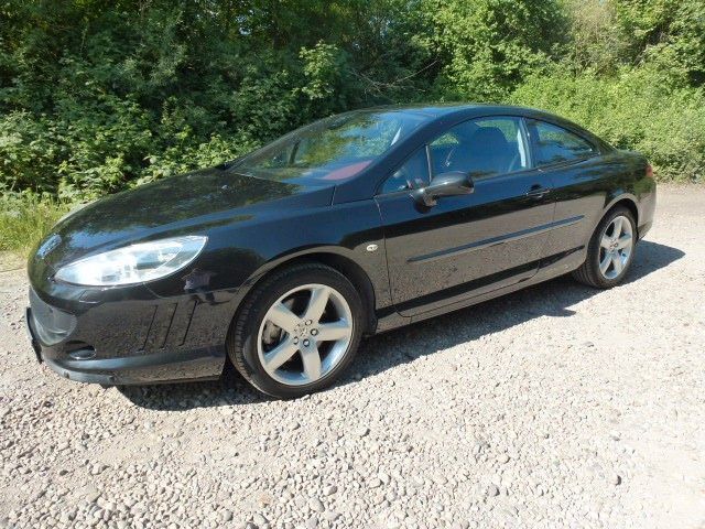 Schwarz Gebraucht 2007 Peugeot 407 Platinum Coupé | 6.250 € (Teuer) - Bild 1/4