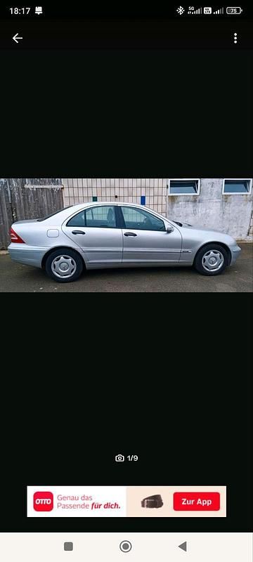 Gebraucht Mercedes C180 143 PS (105 kW) 2003 Silber Limousine