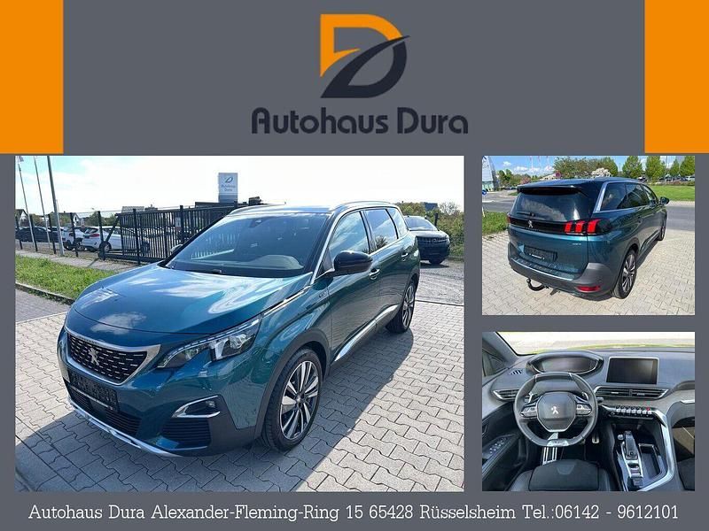 Grün (lackierung emerald crystal Gebraucht 2020 Peugeot 5008 GT Van / Kleinbus | 28.950 € (Fairer Preis) - Bild 1/4