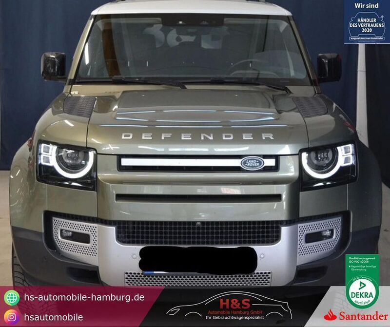 Grün Gebraucht 2020 Land Rover Defender Basis SUV | 45.900 € - Bild 1/4