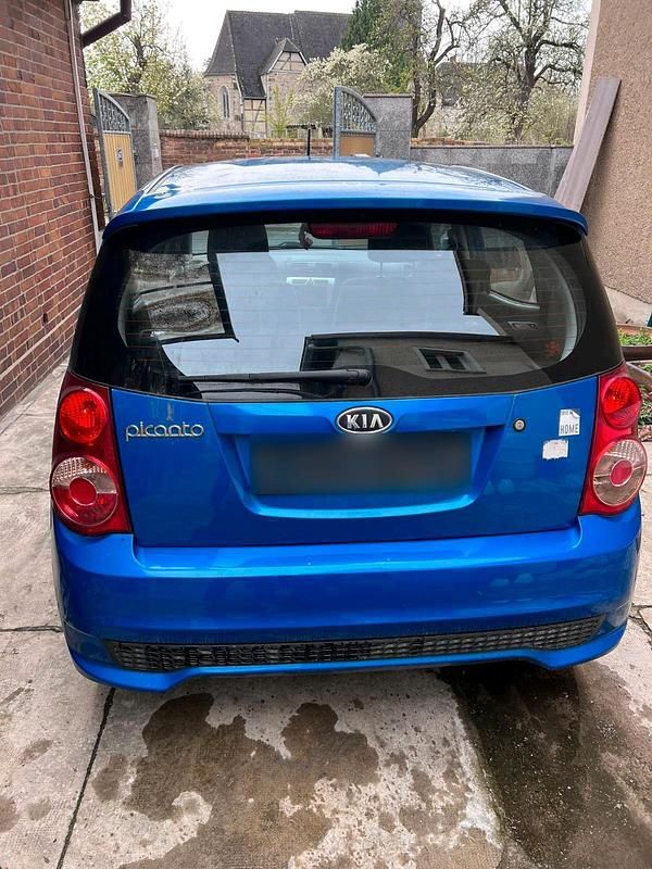 Gebraucht Kia Picanto 65 PS (47 kW) 2011 Blau Kleinwagen