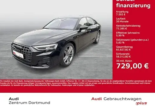 Gebraucht Audi A8 Ambiente 286 PS (210 kW) 2026 Schwarz Limousine