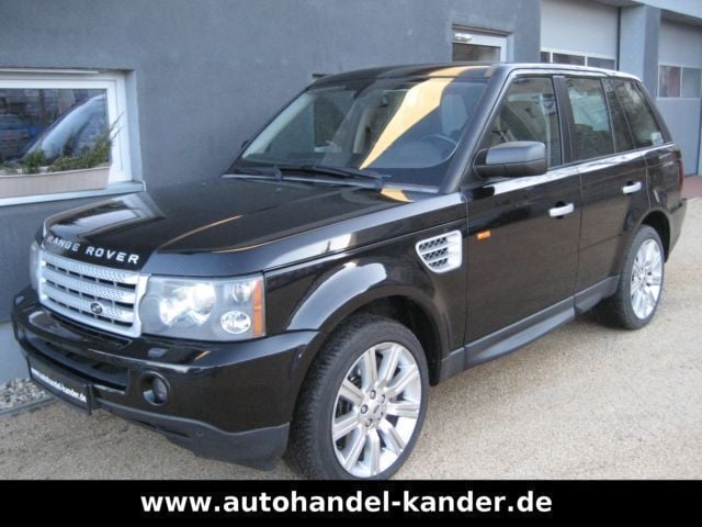 Schwarz metallic Gebraucht 2009 Land Rover Range Rover Sport HSE SUV | 14.500 € - Bild 1/4