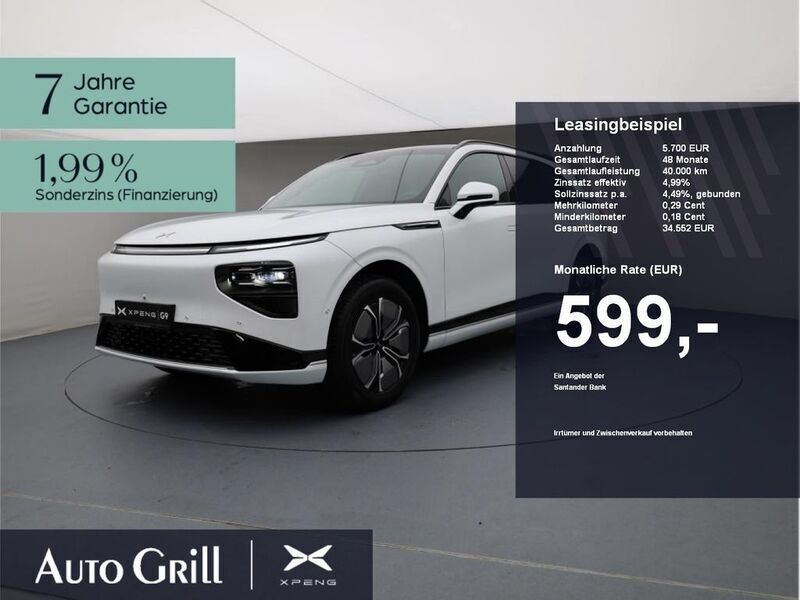 Weiß arctic white Neu 2024 XPENG G9 RWD Long Range SUV | 60.799 € (Guter Preis) - Bild 1/4