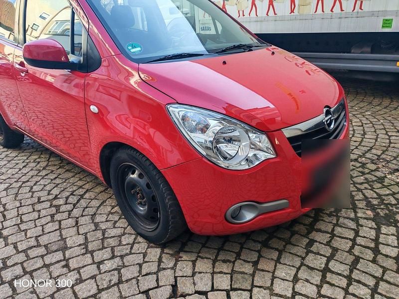 Gebraucht Opel Agila Edition 94 PS (69 kW) 2008 Rot Kleinwagen