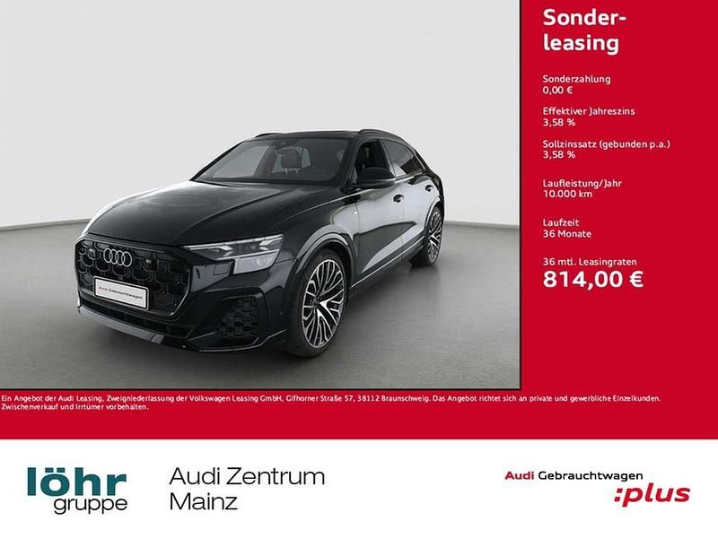 Mythosschwarz metallic Gebraucht 2025 Audi Q8 S-Line SUV | 91.330 € - Bild 1/3
