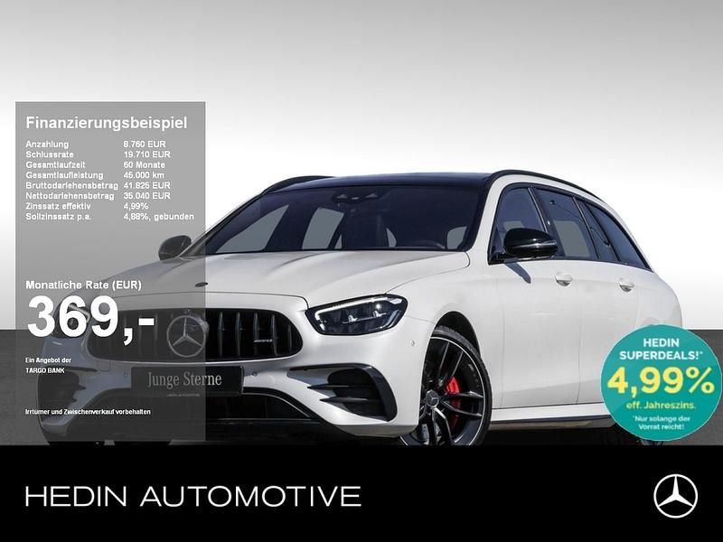 Manufaktur diamantweiß bright Gebraucht 2022 Mercedes E53 AMG AMG Kombi | 42.700 € (Guter Preis) - Bild 1/4