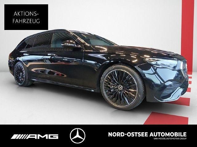 Metalliclack obsidianschwarz m Gebraucht 2025 Mercedes E450 AMG line Kombi | 93.498 € - Bild 1/4
