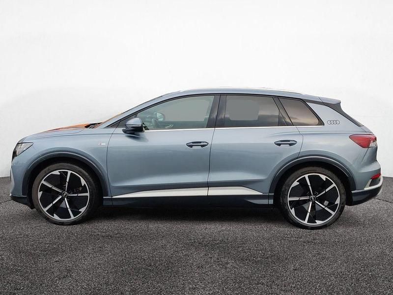 Gebraucht Audi Q4 e-tron S-Line 150 kW (204 PS) 2021 Geysirblau metallic SUV