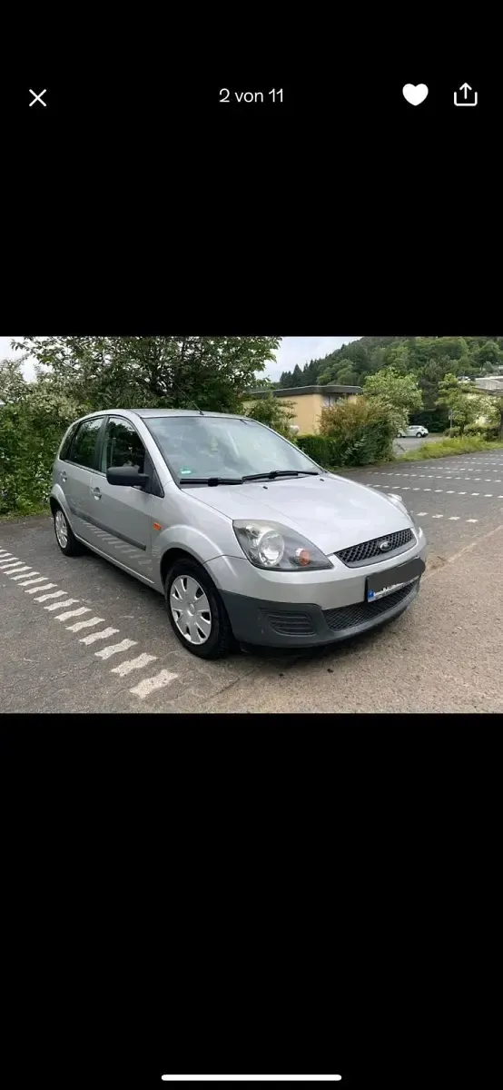 Gebraucht Ford Fiesta 69 PS (50 kW) 2007 Grau Kleinwagen