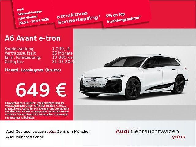 Gebraucht Audi A6 e-tron S-Line 269 kW (367 PS) 2025 Gletscherweiß metallic Kombi