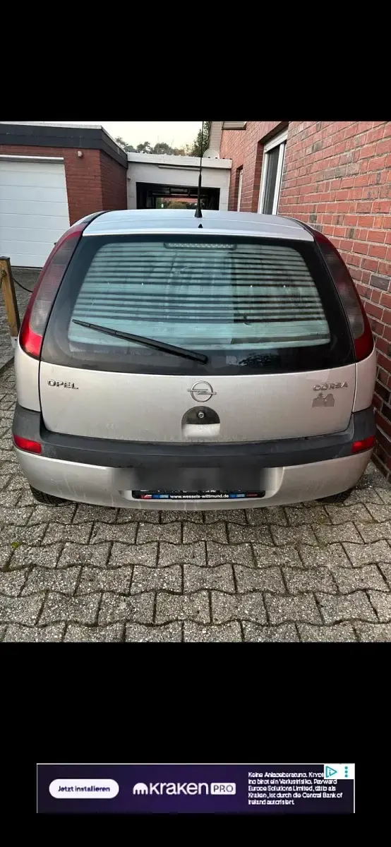 Gebraucht Opel Corsa 2002 Silber Kleinwagen