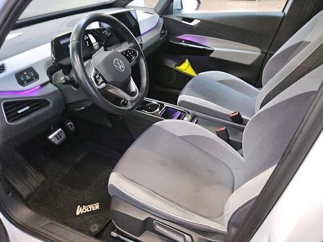 Gebraucht VW ID.3 Pro 150 kW (204 PS) 2021 Gletscherweiß metallic schwarz (metallic) Kleinwagen