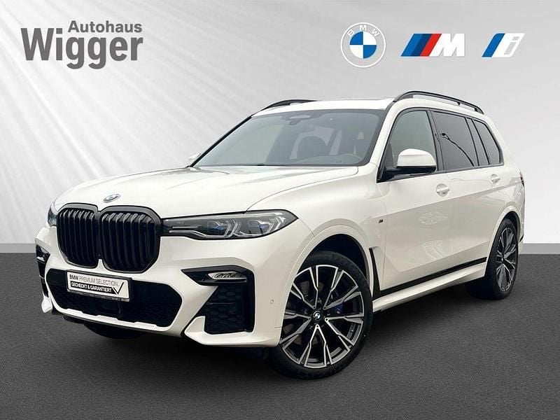 Weiss Gebraucht 2021 BMW X7 Sport Line SUV | 79.900 € (Teuer) - Bild 1/4