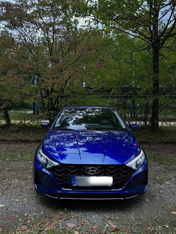 Blau Gebraucht 2021 Hyundai i20 N Line Kleinwagen | 15.500 € (Guter Preis) - Bild 1/4