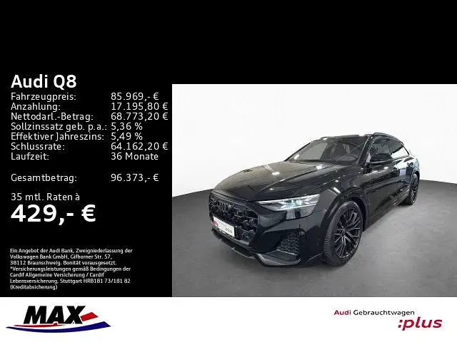 Gebraucht Audi Q8 S-Line 286 PS (210 kW) 2025 Mythosschwarz metallic SUV