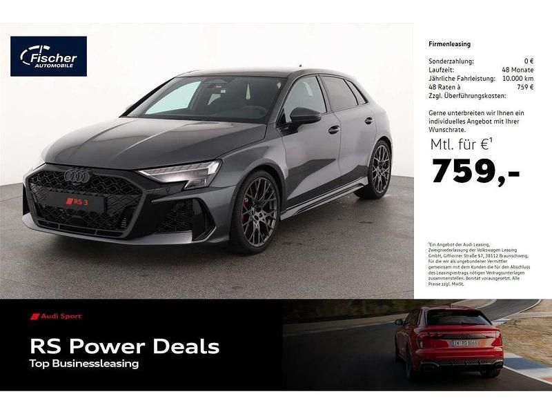 Grau Neu 2025 Audi RS3 Sportback Sport Kleinwagen | 75.980 € (Etwas zu teuer) - Bild 1/4