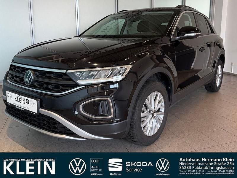 Schwarz Gebraucht 2022 VW T-Roc Life SUV | 19.770 € (Guter Preis) - Bild 1/4