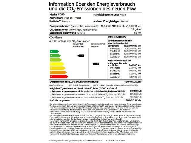 Gebraucht Ford Kuga Cool & Connect 224 PS (164 kW) 2023 Weiss SUV