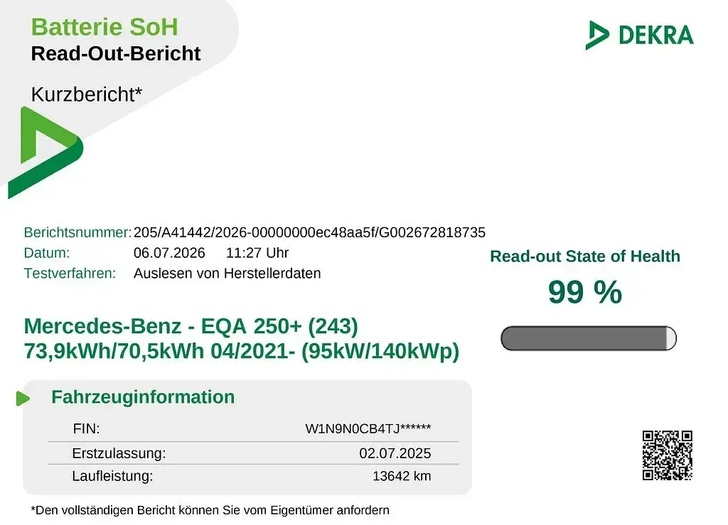 Gebraucht Mercedes EQA250+ Advanced 139 kW (190 PS) 2025 Schwarz SUV
