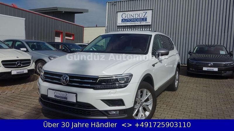 Pure white Gebraucht 2020 VW Tiguan Allspace Highline SUV | 22.795 € (Guter Preis) - Bild 1/4