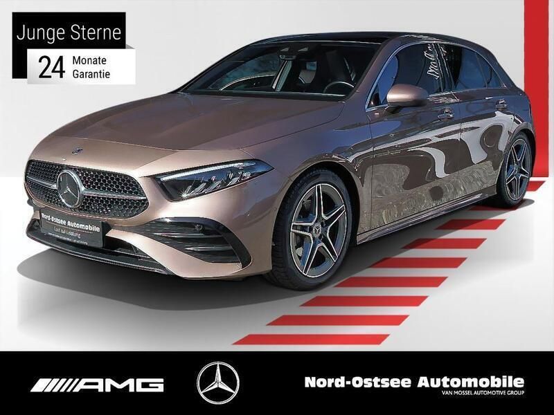 Gold rosgold Gebraucht 2024 Mercedes A180 AMG Limousine | 30.990 € (Fairer Preis) - Bild 1/4