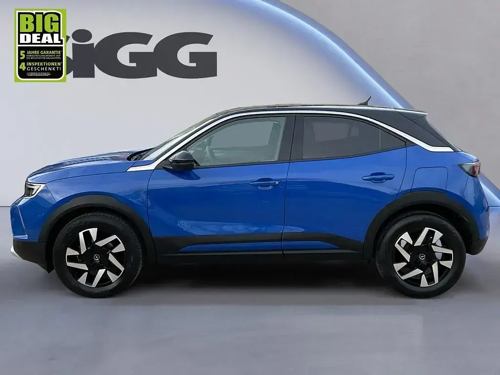 Gebraucht Opel Mokka Elegance 101 PS (74 kW) 2022 Perl blau/voltaik blau SUV