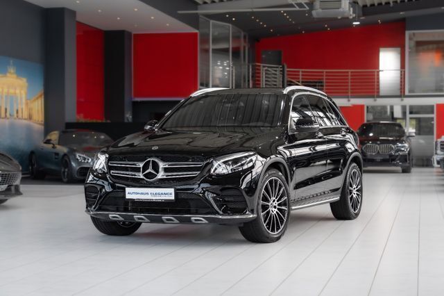 Ung. schwarz unilack Gebraucht 2018 Mercedes GLC250 AMG line SUV | 34.980 € (Fairer Preis) - Bild 1/4