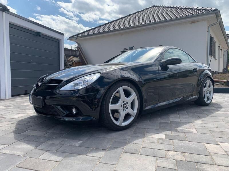 Schwarz Gebraucht 2005 Mercedes SLK350 AMG Cabrio | 16.900 € (Etwas zu teuer) - Bild 1/4