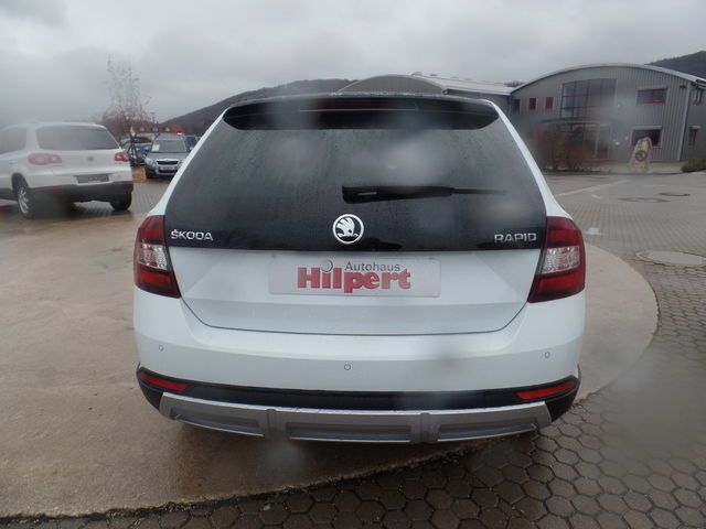 Gebraucht Skoda Rapid ScoutLine 110 PS (80 kW) 2015 Weiß Limousine